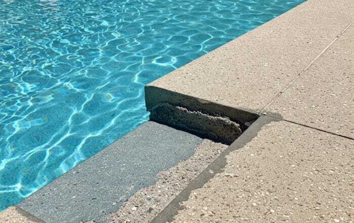 Pool deck repair